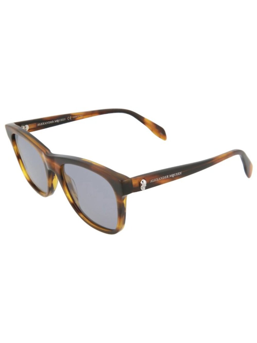 New Alexander McQueen Women's Sunglasses Square Rectangle Acetate Frame Unisex